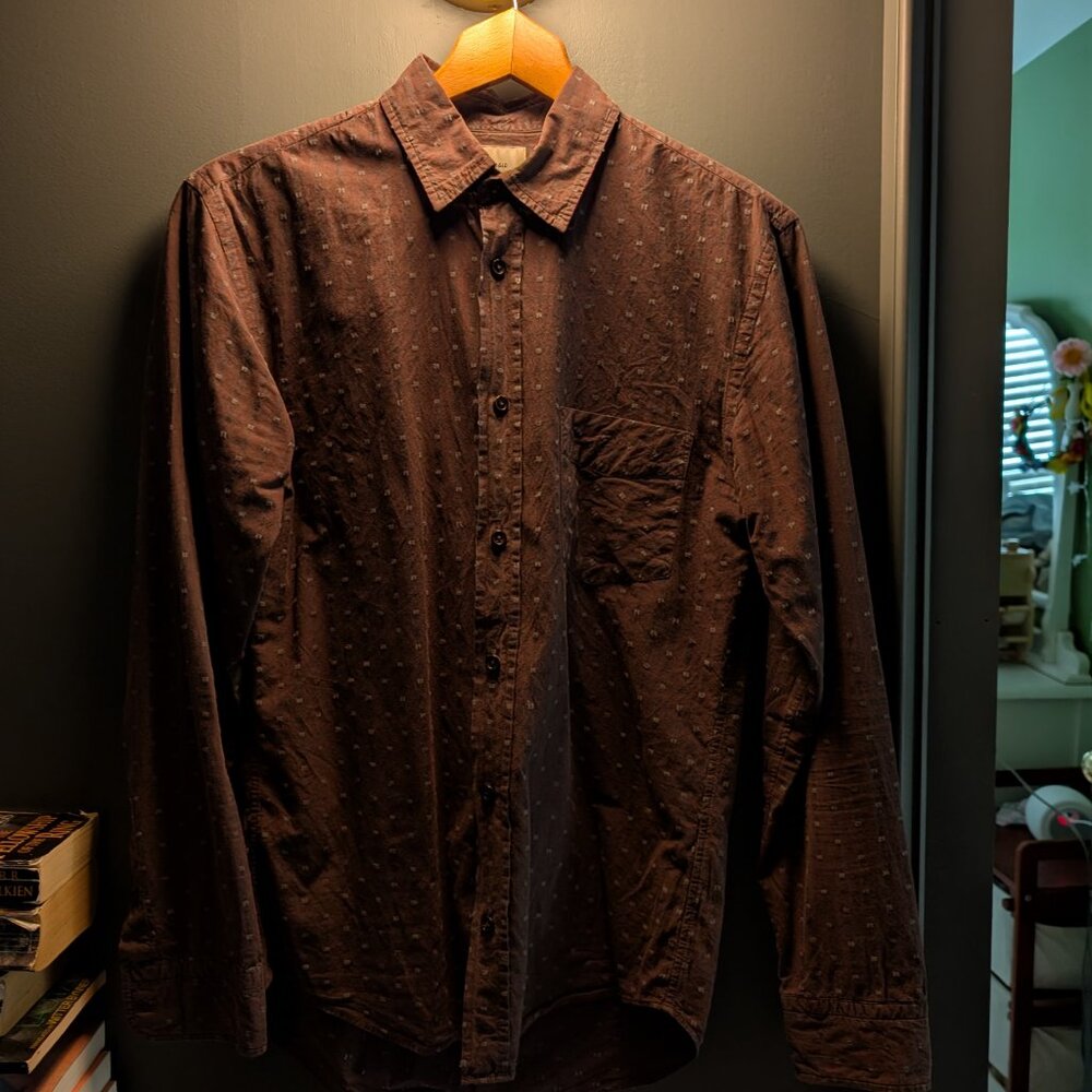 Brown Billy Reid Shirt